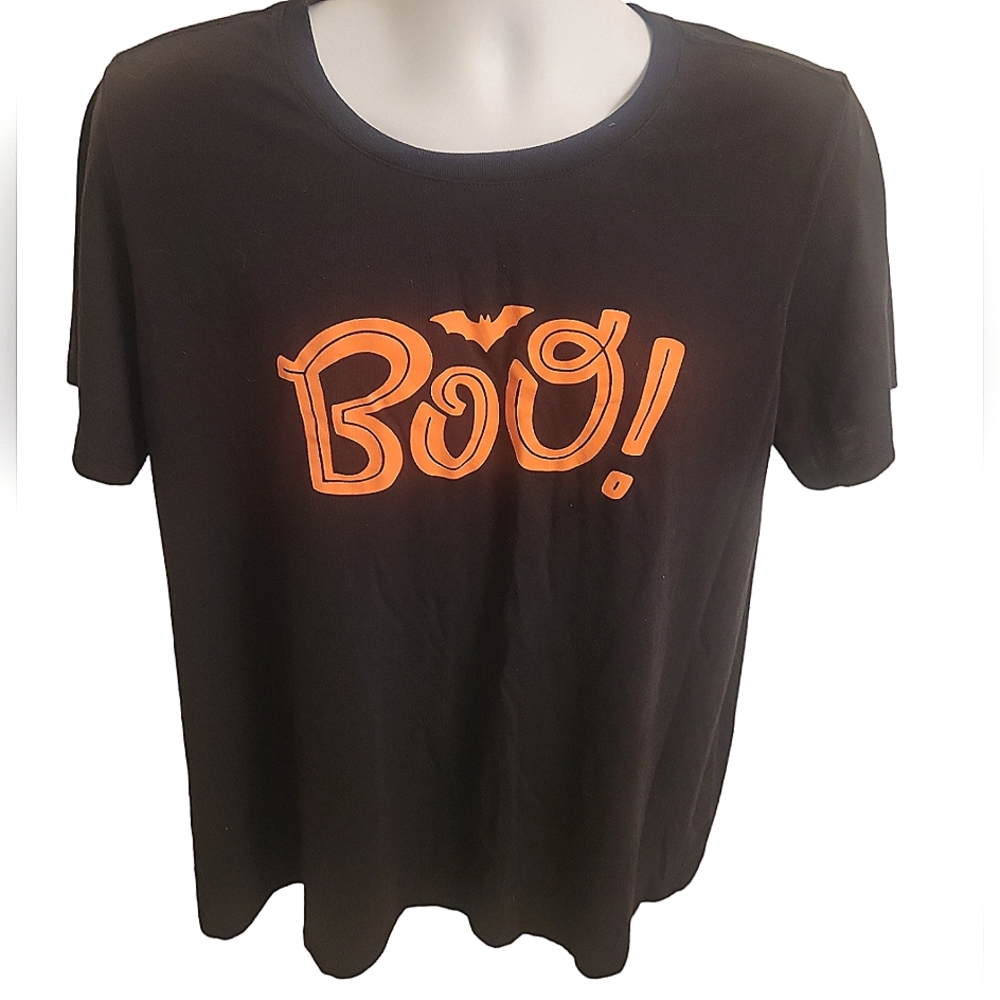 Celebrate Halloween, Plus tshirt, Boo!